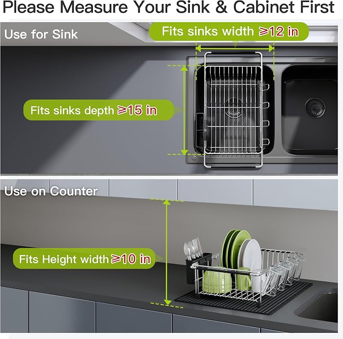 JASIWAY in Sink Dish Drying Rack - Image 5
