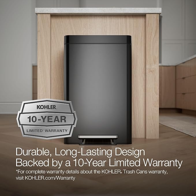KOHLER K-20956-BST Dual Compartment Step Trash Can - Image 13