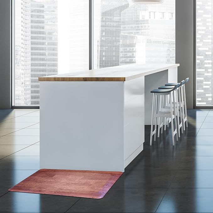Rhino Mats, Softwoods Anti Fatigue Floor Mat, Commercial Grade Kitchen Mat, Standing Desk Mat, Office, Garage or Anywhere, Standing Comfort. (Oak, 2' x 3' x 7/8")