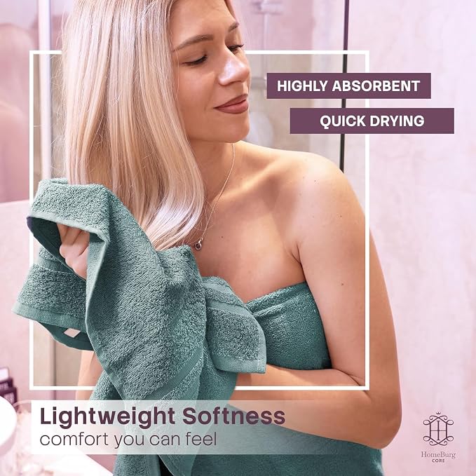 CORE 4-Piece Cotton Hand Towels - Image 3