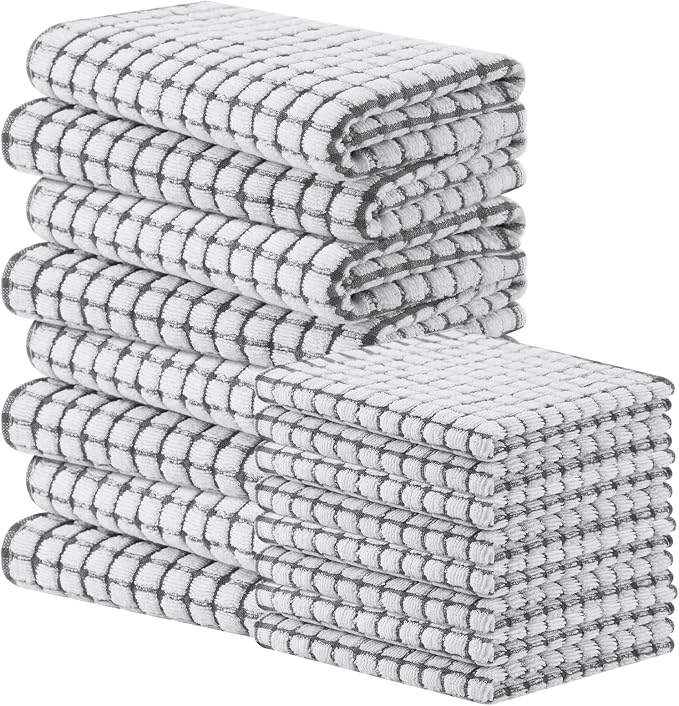 Homaxy Kitchen Towels and Dishcloths Set by Homaxy