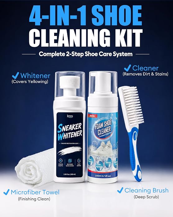 Jevvu Shoe Cleaner, Sneaker Cleaner Foam - Image 7