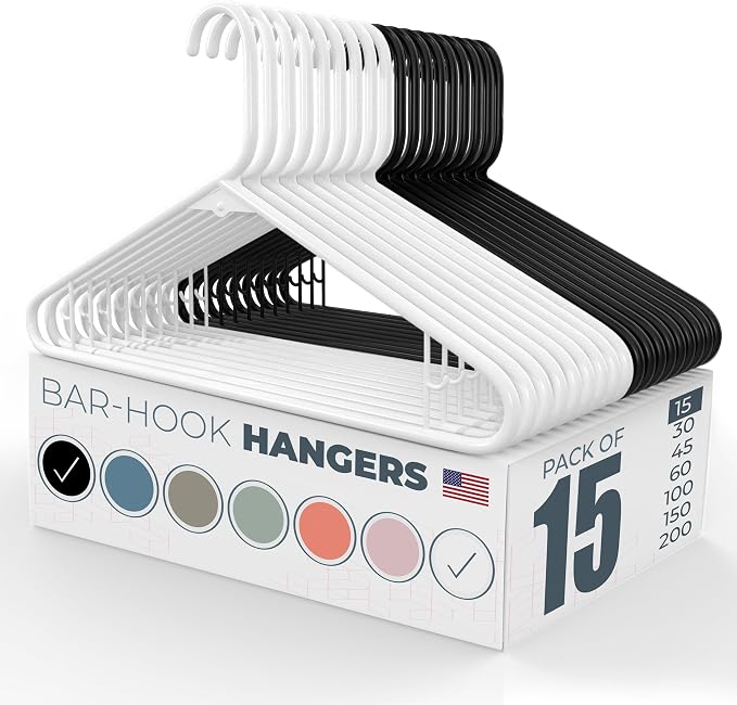 Plastic Hangers 15 Pack by NeatiesHangers