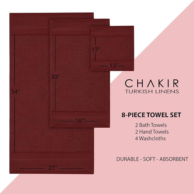 Chakir Turkish Linens | Hotel & Spa Quality 100% Cotton Premium Turkish Towels - Image 6