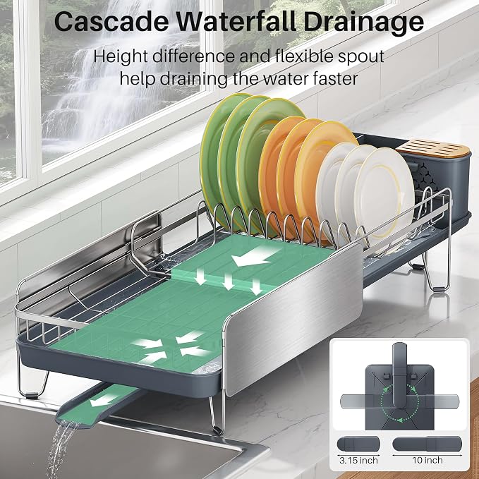 Stainless Steel Dish Drying Rack - Image 5