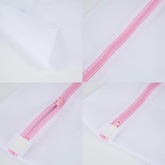 Mesh Laundry Bags 6pcs 16*12 Inch Laundry Wash Bag Colorful Zipper - Image 4