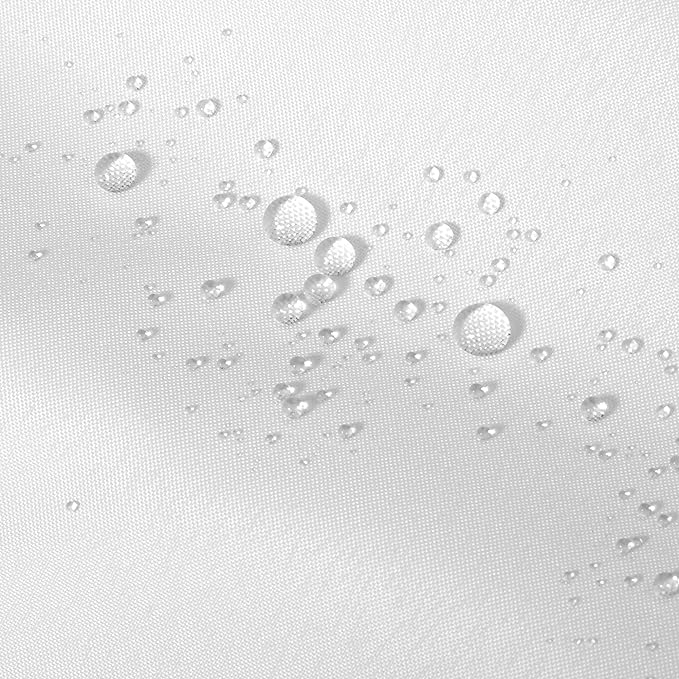 ALYVIA SPRING Stall Waterproof Fabric Shower Curtain or Liner White - Image 6