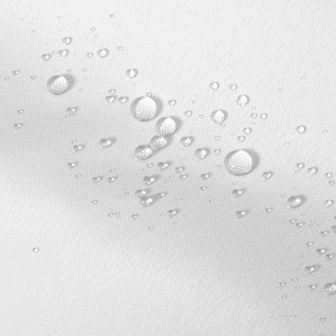 ALYVIA SPRING 48x72 Stall Waterproof Fabric Shower Curtain or Liner White - Image 5
