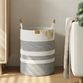 Nunsino 62L Striped Laundry Hamper by Nunsino
