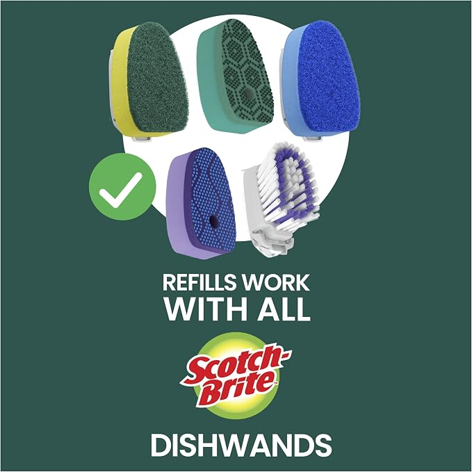 Scotch-Brite Zero Scratch Dishwand, 1 Wand | Dishwasher-Safe Scrub Wand - Image 9