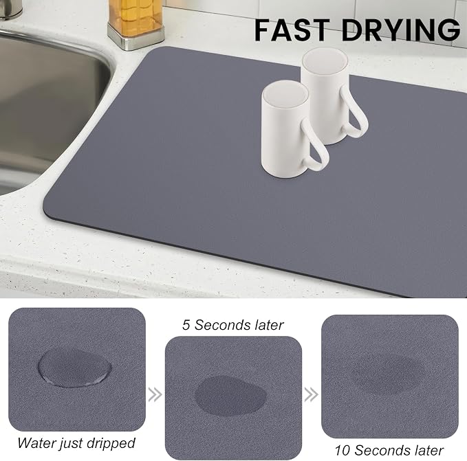 Dish Drying Mat Absorbent Dish Drying Mats - Image 4