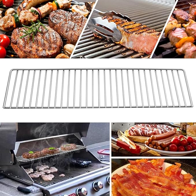 Grill Warming Rack for Bull 29.75" " Grills, Stainless Steel Grill Rack for Bull Angus Outlaw Lonestar or Other 30" Grill, Bull BBQ Replacement 30 Inch Grill Warming Rack, 47004