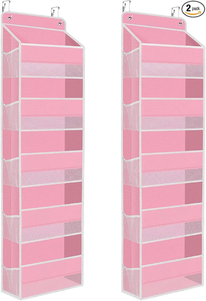 2 Pcs Over The Door Organizer Large Capacity Hanging Storage Room Organizer by SpaceHacks