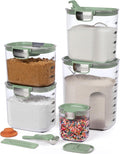 ProKeeper+ Airtight Food Storage Container Set – Clear Plastic Flour and Sugar by Unknown