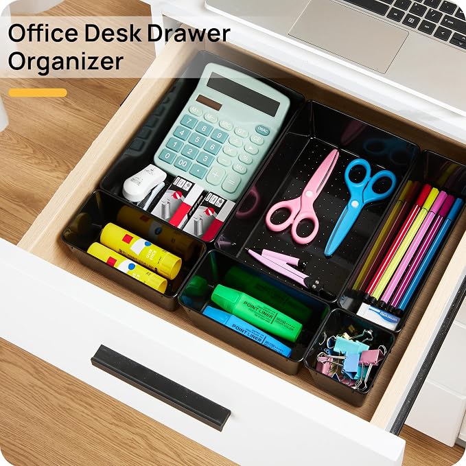 Vtopmart 25 Pack Plastic Drawer Organizers - Image 4