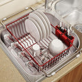 Red Dish Drying Rack Over The Sink by MAJALiS