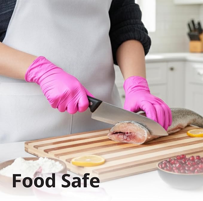 SwiftGrip Powder-Free Nitrile Gloves, Disposable Nitrile Gloves, Latex-Free - Image 4
