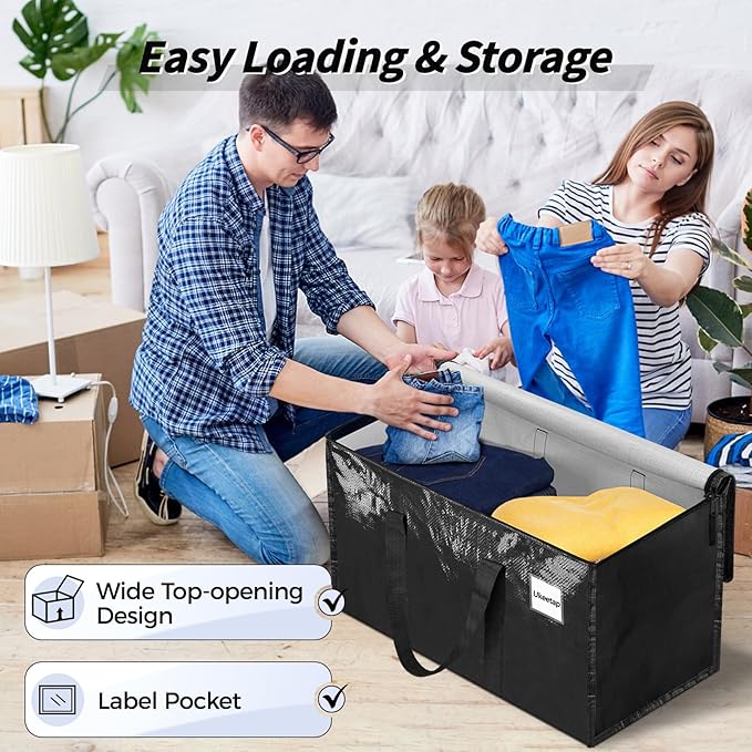 8 Pack Extra Large Clothes Storage Bins - Image 5