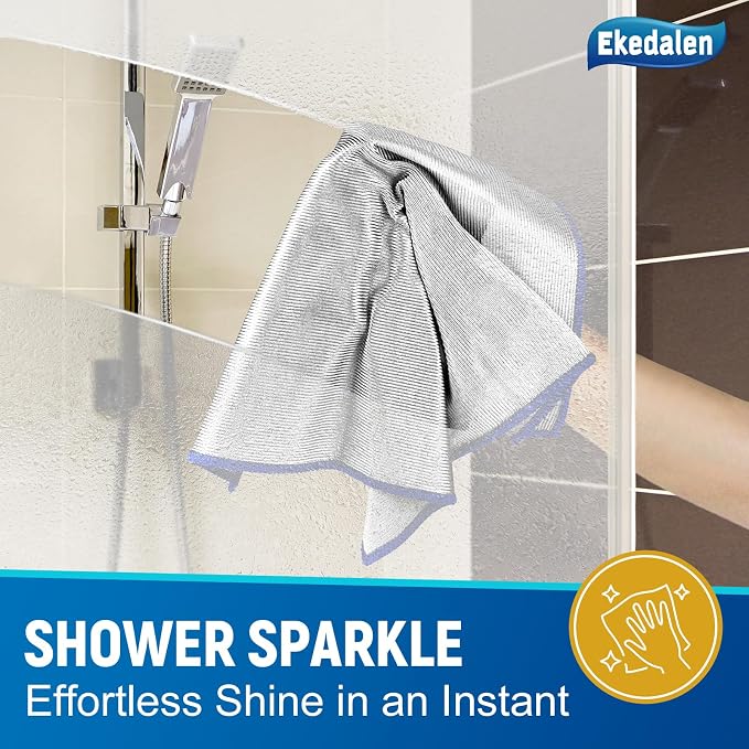 Ekedalen Microfiber Cleaning Cloth Lint Free Glass Polish - Image 6