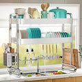 HOWDIA 3-Tier Over The Sink Dish Drying Rack, 304 Stainless Steel | Honeycomb by HOWDIA