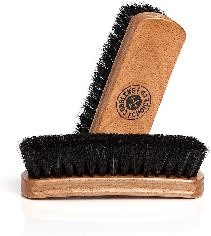 Cobbler's Choice Horsehair Shoe Brush by CobblersChoiceCo