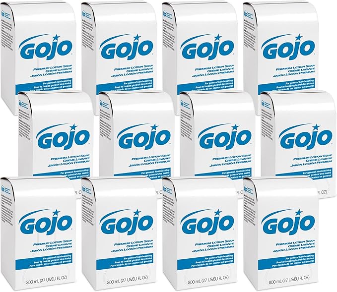 GOJO 800 Series Lotion Soap Refill, 12ct x 800 mL by GOJO