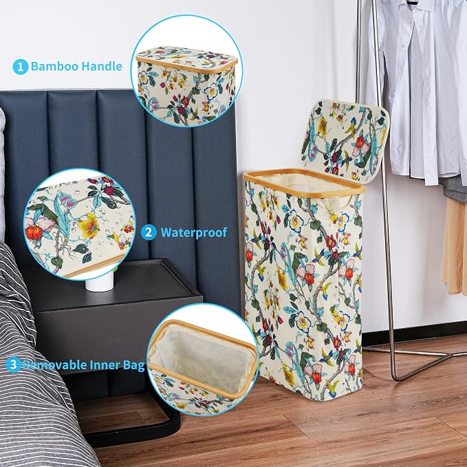 efluky Slim Laundry Basket - Image 5