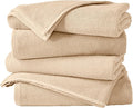 Great Bay Home 100% Cotton 4 Pack 54x27 Bath Towel Set by GreatBayHome