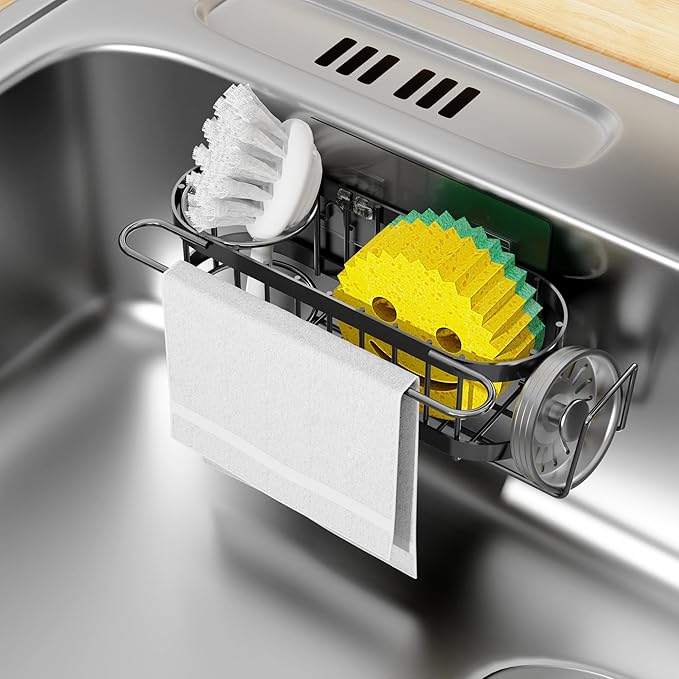 Cisily Kitchen Sponge Holder for Kitchen Sink by CISILYHOMELIFE