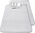 2 Pack Microfiber Dish Drying Mat, 30*24 inch Absorbent Dish Drainer Kitchen by Meirrnyyu