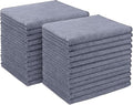 AIDEA Gray Microfiber Cleaning Cloth-24PK, Cleaning Rags 12"x 16" Absorbent | by AIDEAHOME