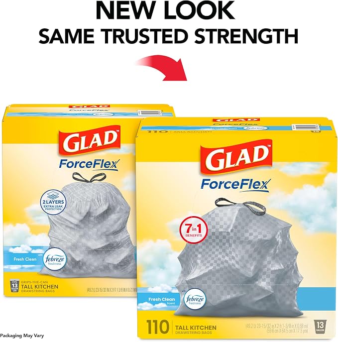 Glad Tall Kitchen Drawstring Trash Bags - Image 2