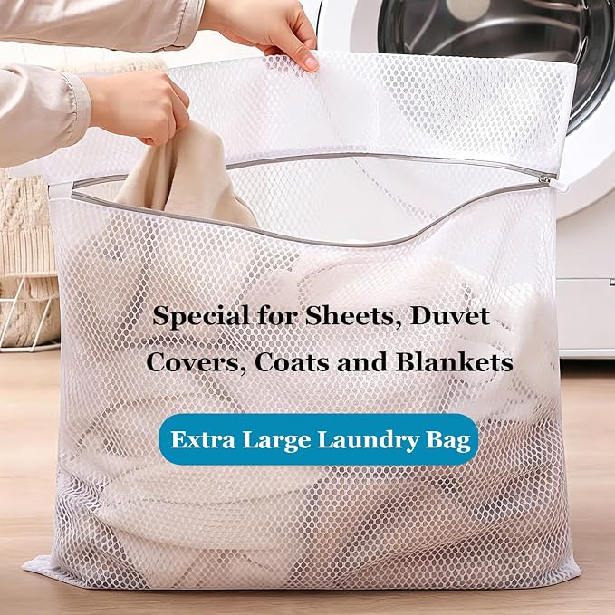 6 Pack XX-Large Mesh Laundry Bags - Image 2