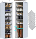 Hanging Shoe Organizer for Closet, 8 Tier Extra Wide Closet Shoe Organizer | by Ofiray-home
