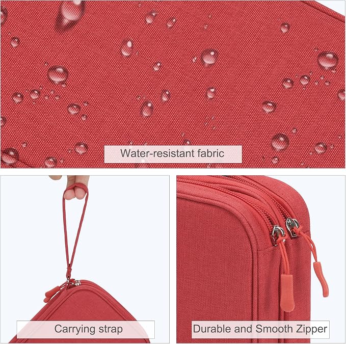 FYY Electronic Organizer, Travel Tech Pouch Bag, Waterproof, Double Layers - Image 4
