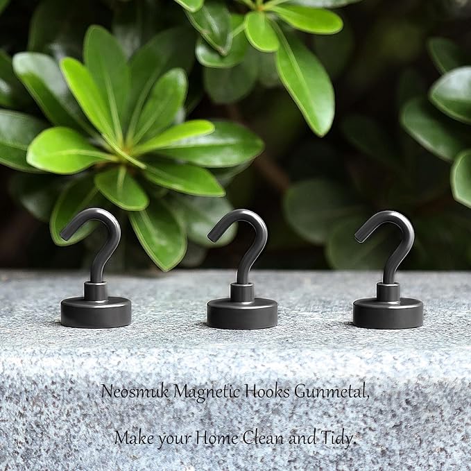 Neosmuk Magnetic Hooks, 40lb Heavy Duty, 10 Pack - Image 6