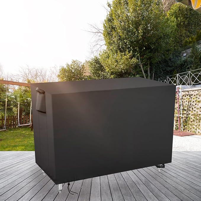 Outdoor Prep Table Cover 30 Inch,Waterproof Fadeproof UV Resistant Patio Stainless Steel Metal BBQ Table Cover All Season Protection for Outdoor Table - 30 x 24 x 35 Inch
