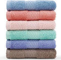 Cleanbear Washcloths Set, 100% Cotton, 13” x 13” | Soft Large Cotton Washcloths by Cleanbear