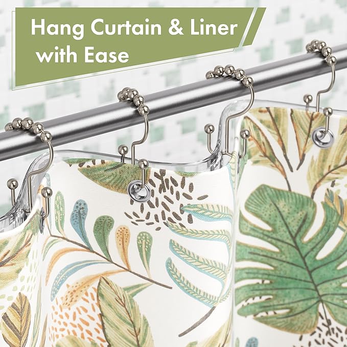 Amazer Shower Curtain Hooks, Shower Rings - Image 4
