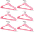 Pink Velvet Hangers 60 Pack, Slim Space Saving Suit Hangers by MLKJHHI