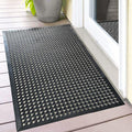 Uniboho Outdoor Rubber Floor Mats Anti Slip Commercial Resturant Kitchen Mat Rubber Drainage Mat 35x24 Inch Heavy Duty Door Mat for Garage Garden Indoor Outside Industral Pool Entrance Bar Wet Area