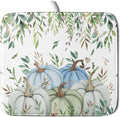 Giwawa Fall Blue Pumpkin Dish Drying Mat Autumn Harvest Dishes Pad 16"x18" by Giwawa
