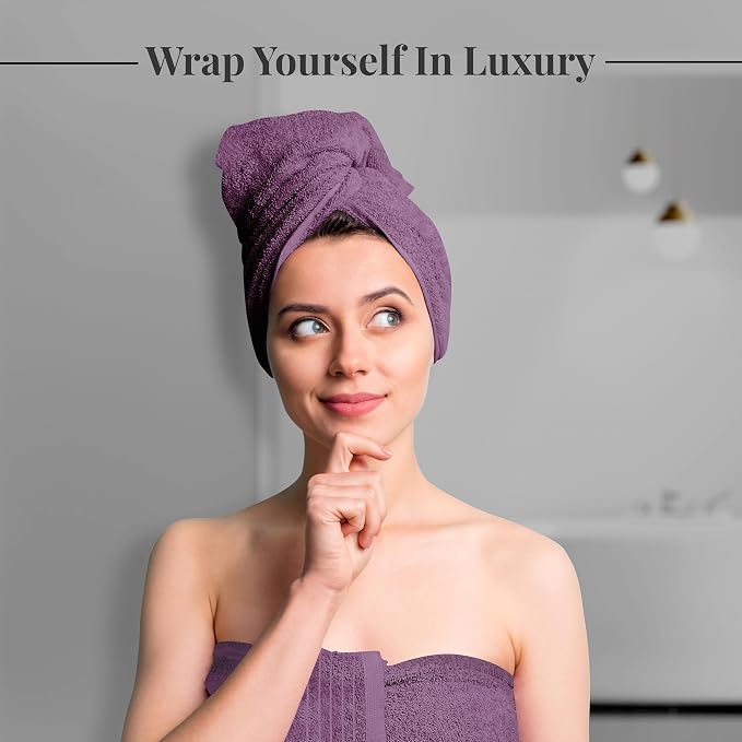 8 Piece Towel Set, 2 XL Bath, 2 Hand, 4 Washcloth, Lighter Weight, Quicker to - Image 3
