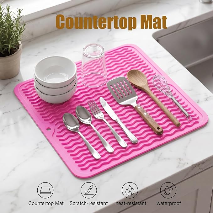 MicoYang Silicone Dish Drying Mat - Image 3