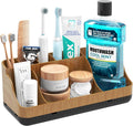 Bathroom Counter Organizer and Storage, 7 Slots Detachable Toothbrush Holders by Homtalker