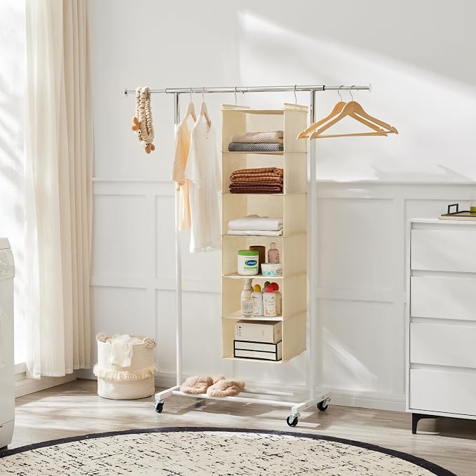 MAX Houser 6 Tier Shelf Hanging Closet Organizer - Image 2