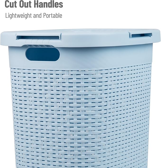 Mind Reader Slim Laundry Hamper - Image 4