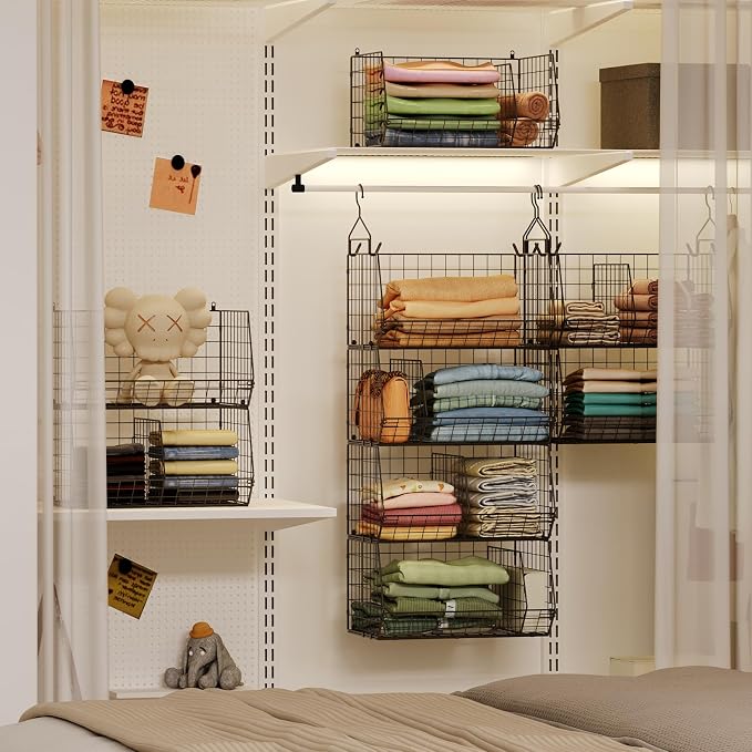 Jautokerdar 4 Tier Hanging Closet Organizer - Image 2