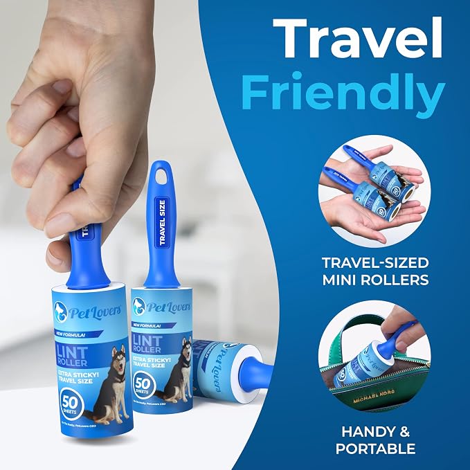 PetLovers Lint Rollers for Pet Hair Extra Sticky - Image 6