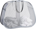 Seiritex Mesh Popup Laundry Hamper 2 Compartment, Collapsible Laundry Sorter by SEIRITEX